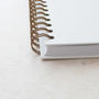 Personalised Simple Name Spiral Foil Notebook, thumbnail 5 of 11