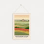 Lincolnshire Wolds Aonb Travel Poster Art Print, thumbnail 6 of 8