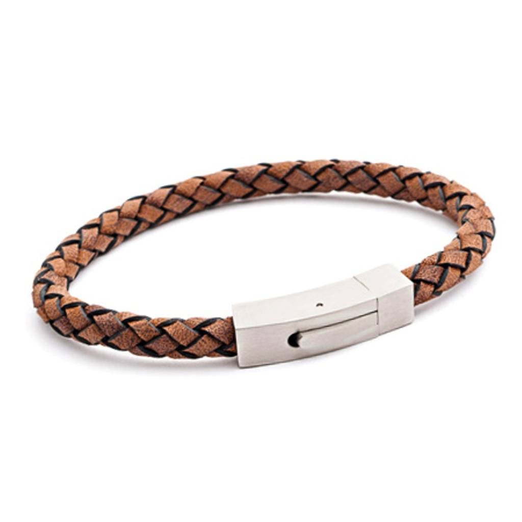 Personalised Hidden Message Leather Bracelet By Capture & Keep ...