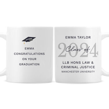 Personalised Graduation Mug – Class Of 2025 Gift, 3 of 3