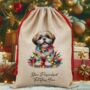 Personalised Lhasa Apso In Christmas Lights, thumbnail 8 of 10