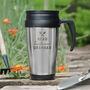 Personalised Head Gardener Travel Mug, thumbnail 1 of 3