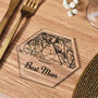 Personalised Acrylic Map Place Setting Coasters, thumbnail 5 of 9