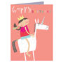 Mini Glittery Unicorn Birthday Card, thumbnail 3 of 5