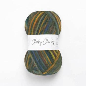 Cheeky Chunky Twist Yarn 100g Rainforest Merino Wool, 2 of 2