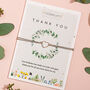Thank You Seeded Card And Wish Bracelet, thumbnail 1 of 3