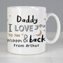 Personalised To The Moon And Back Mug, thumbnail 1 of 4