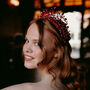 Red Bridal Crown, thumbnail 7 of 8