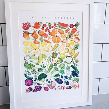 Fruits And Vegetables Illustrated Print, 4 of 7