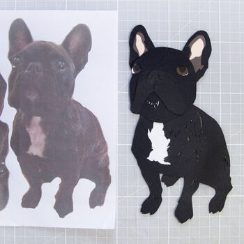 Personalised Pet Portrait Papercut, 8 of 10