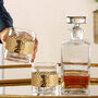 Personalised Decanter And Gold Leaf Tumblers, thumbnail 1 of 4