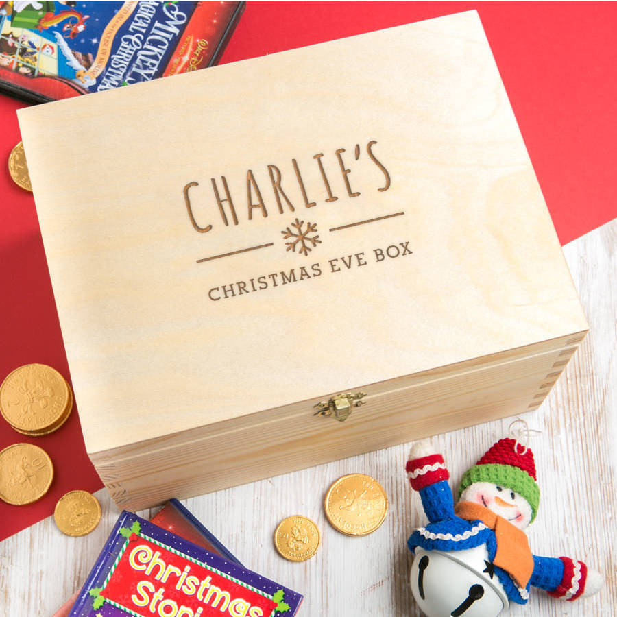 Personalised Children's Christmas Eve Box By Dust And Things | notonthehighstreet.com
