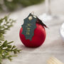 Red Berry Bauble Place Card Holders With Holly Tags, thumbnail 1 of 3