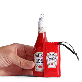 Heinz Tomato Sauce Sachet Resin Christmas Decoration, 8cm, 3 of 3