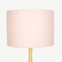 Linen Blush Pink Lampshade, thumbnail 2 of 10