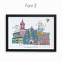 Personalised Bristol Skyline, Landmarks Print, thumbnail 3 of 6