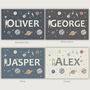 Personalised Space Name Print, thumbnail 2 of 2