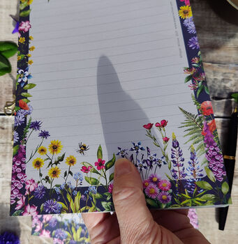 Wildflower Watercolours A5 Notepad, 5 of 7