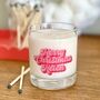 Personalised Merry Christmas Candle, thumbnail 1 of 2