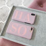 Pink And Purple Personalised Phone Case, thumbnail 3 of 6