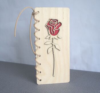 Wooden Little Book Mother's Day Card, 4 of 6