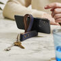 Personalised Leather Phone Stand Keyring, thumbnail 11 of 12