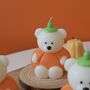 Halloween Pumpkin Bear Candle, thumbnail 3 of 4