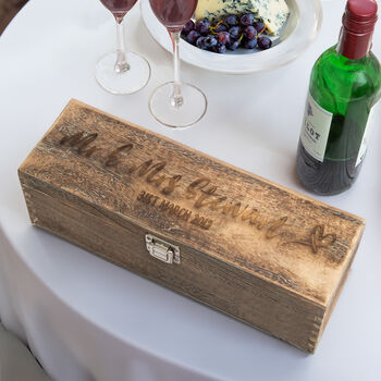 Personalised Wine Box For Couples, 4 of 11