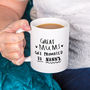 Promoted To Grandad And Grandma Mug Set, thumbnail 4 of 9
