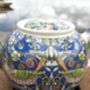 Two Cup Teapot In Blue Strawberry Thief Design, thumbnail 10 of 11
