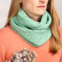 Cashmere Mix Star Leaf Snood, thumbnail 2 of 3