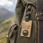 Great Plains 'Son' Oak Compass Keyring, thumbnail 1 of 2