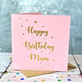 Personalised Foiled Star Birthday Card, 2 of 4