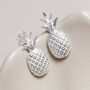 Sterling Silver Pineapple Studs, thumbnail 4 of 4
