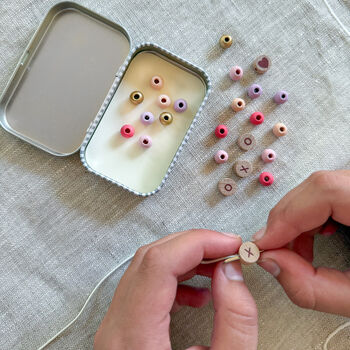 Beaded Xoxo Friendship Bracelet Gift Kit, 2 of 7