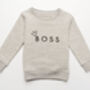 'Boss' Embroidered Children's Sweatshirt, thumbnail 10 of 12