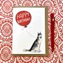 Personalised Husky Dog Birthday Card, thumbnail 4 of 4