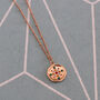 Initial Disc And Charm Layered Necklace Set, thumbnail 6 of 6