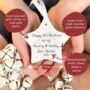Happy 1st Christmas As My Mummy And Daddy Star Keepsake, thumbnail 2 of 4