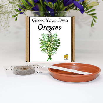 Gardening Gift. Grow Your Own Herbs. Oregano Seeds Kit, 2 of 6