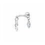 Marquise Dangle Helix Earring, thumbnail 3 of 5