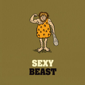 Funny Card For Men ‘Sexy Beast’, 2 of 4