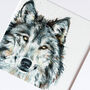 Inky Wolf Illustration Print, thumbnail 4 of 10