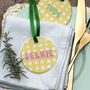 Gingham Easter Table Setting Decoration, thumbnail 1 of 3