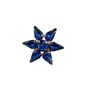 Sapphire Blue Sparkle Star Brooch, thumbnail 1 of 5