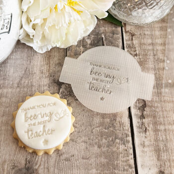 Personalised Teacher Appreciation Cupcake Embosser, 3 of 8