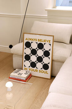 Always Believe In Your Soul 1980's Music Giclée Art Print, 4 of 4