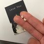 Graduation Well Done Exam Sterling Silver Lightning Bolt Earrings, thumbnail 7 of 10