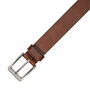 Thick Tan Distressed Finish Men's Leather Belt, thumbnail 2 of 8