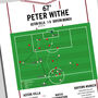 Peter Withe European Cup Final 1982 Aston Villa Print, thumbnail 2 of 2